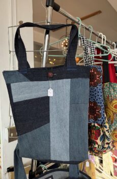 Patchwork Jean Tote